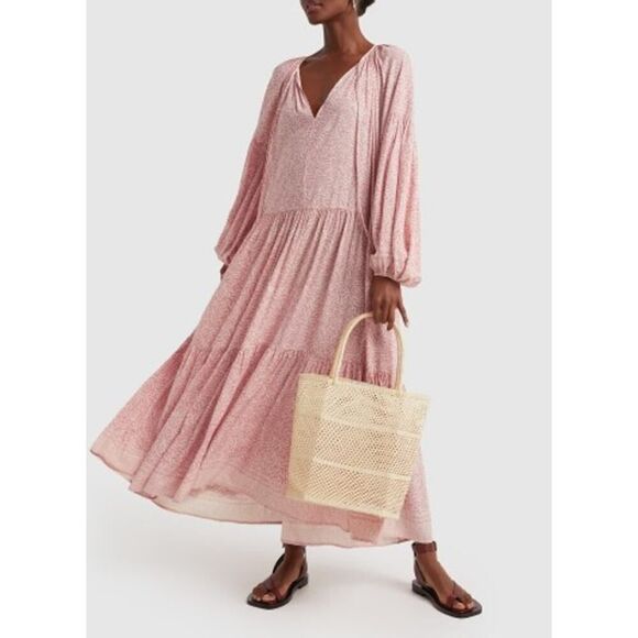 Natalie Martin Dresses & Skirts - Natalie Martin Brianna Maxi Dress in Coral Blush Sz. XS
